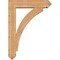Ekena Millwork Thorton Arts and Crafts Smooth Bracket w/ Offset Brace, Western Red Cedar, 7 1/2"W x 32"D x 44"H BKT0806X32X44THR03SWR - alternate 2
